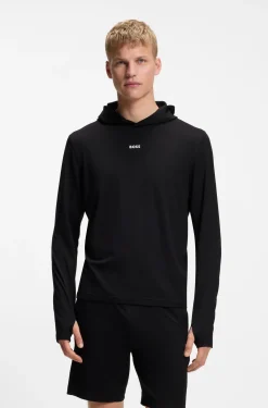 Active Hoodie mit Daumenlöchern und Feuchtigkeitsmanagement