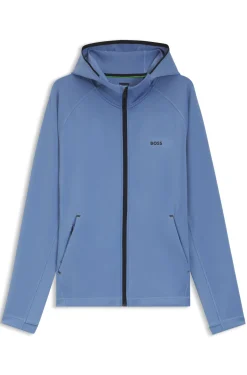 Active Hoodie mit Reißverschluss und reflektierendem Branding