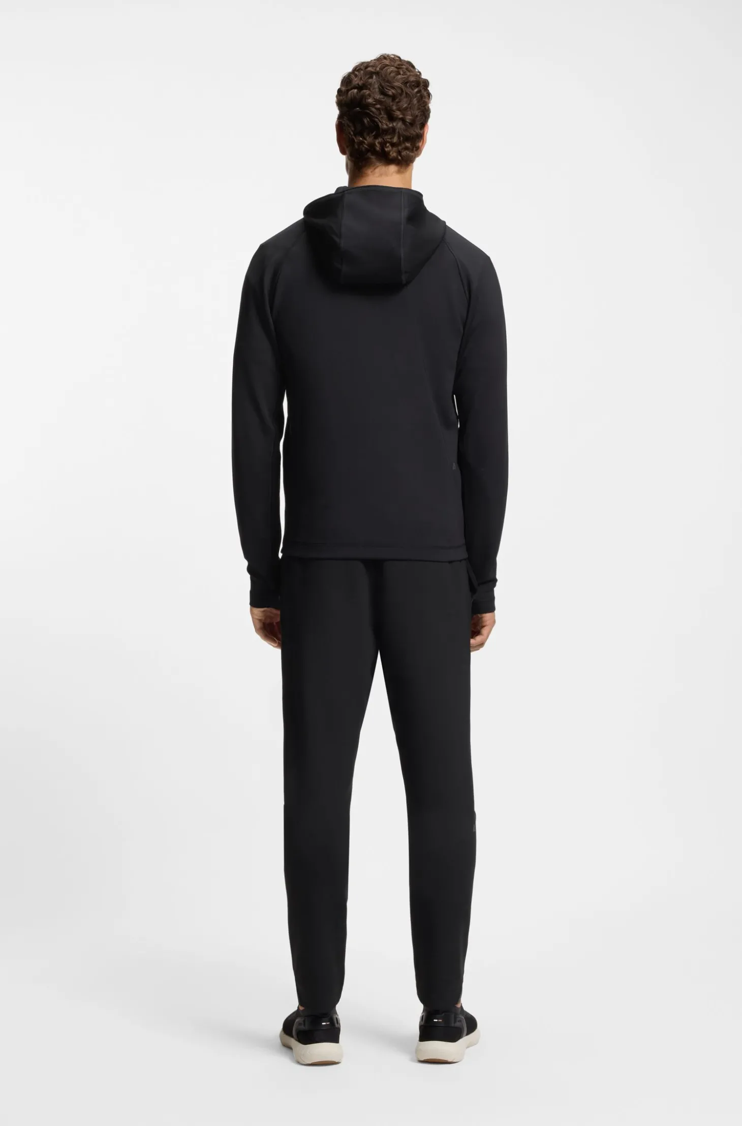 Active Hoodie mit Reißverschluss und reflektierendem Branding