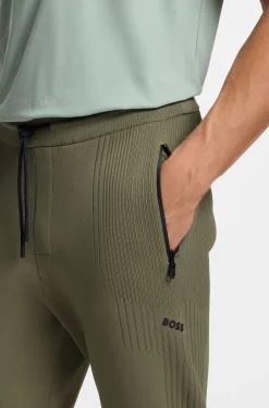 Active Regular-Fit Jogginghose mit Jacquard-Streifen