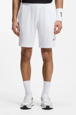 Active Schnell trocknende Shorts aus Stretch-Gewebe mit Taschen