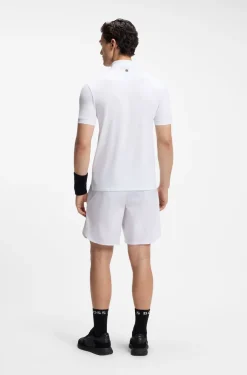 Active schnell trocknendes Poloshirt mit Signature-Streifen
