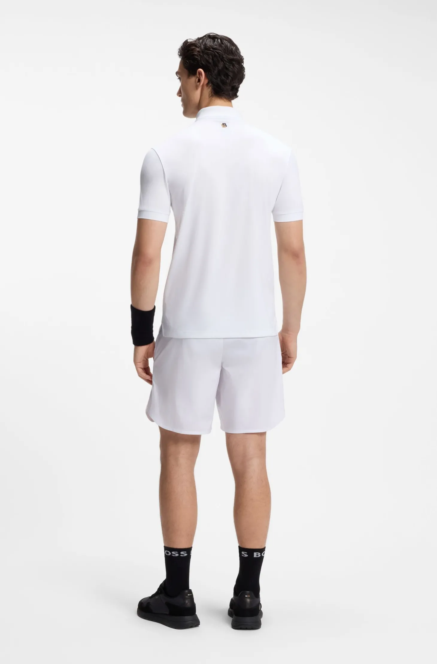 Active schnell trocknendes Poloshirt mit Signature-Streifen