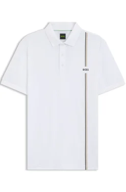 Active schnell trocknendes Poloshirt mit Signature-Streifen