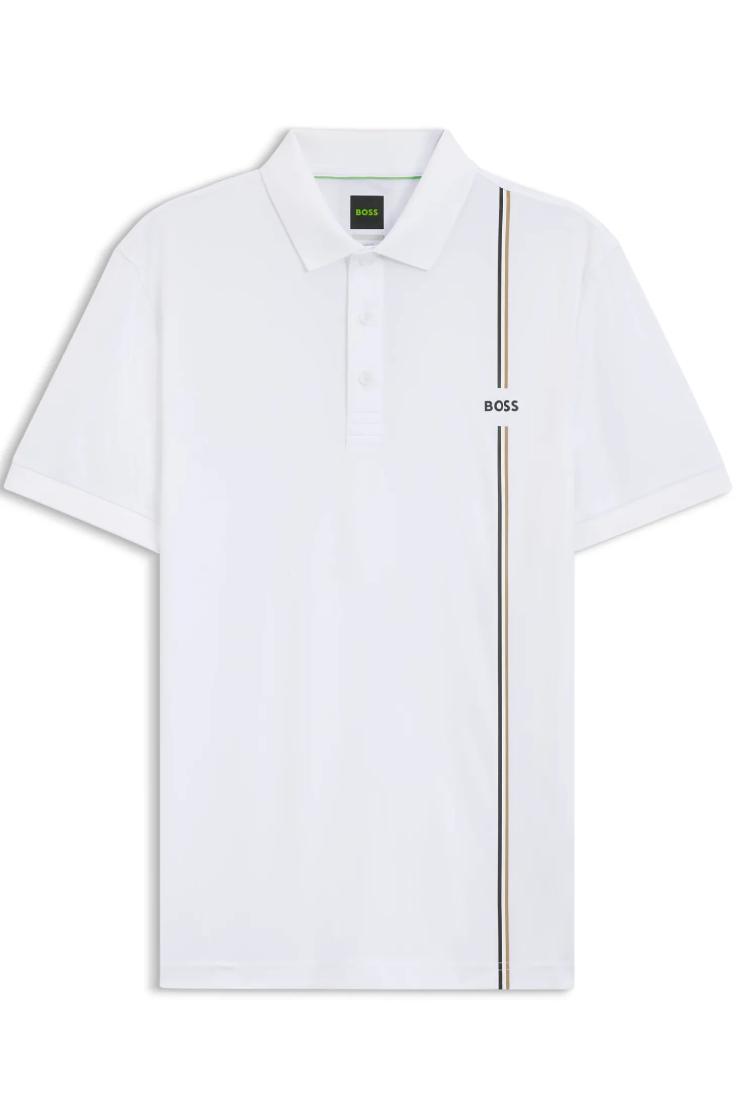 Active schnell trocknendes Poloshirt mit Signature-Streifen