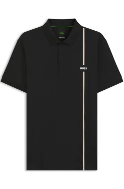 Active schnell trocknendes Poloshirt mit Signature-Streifen