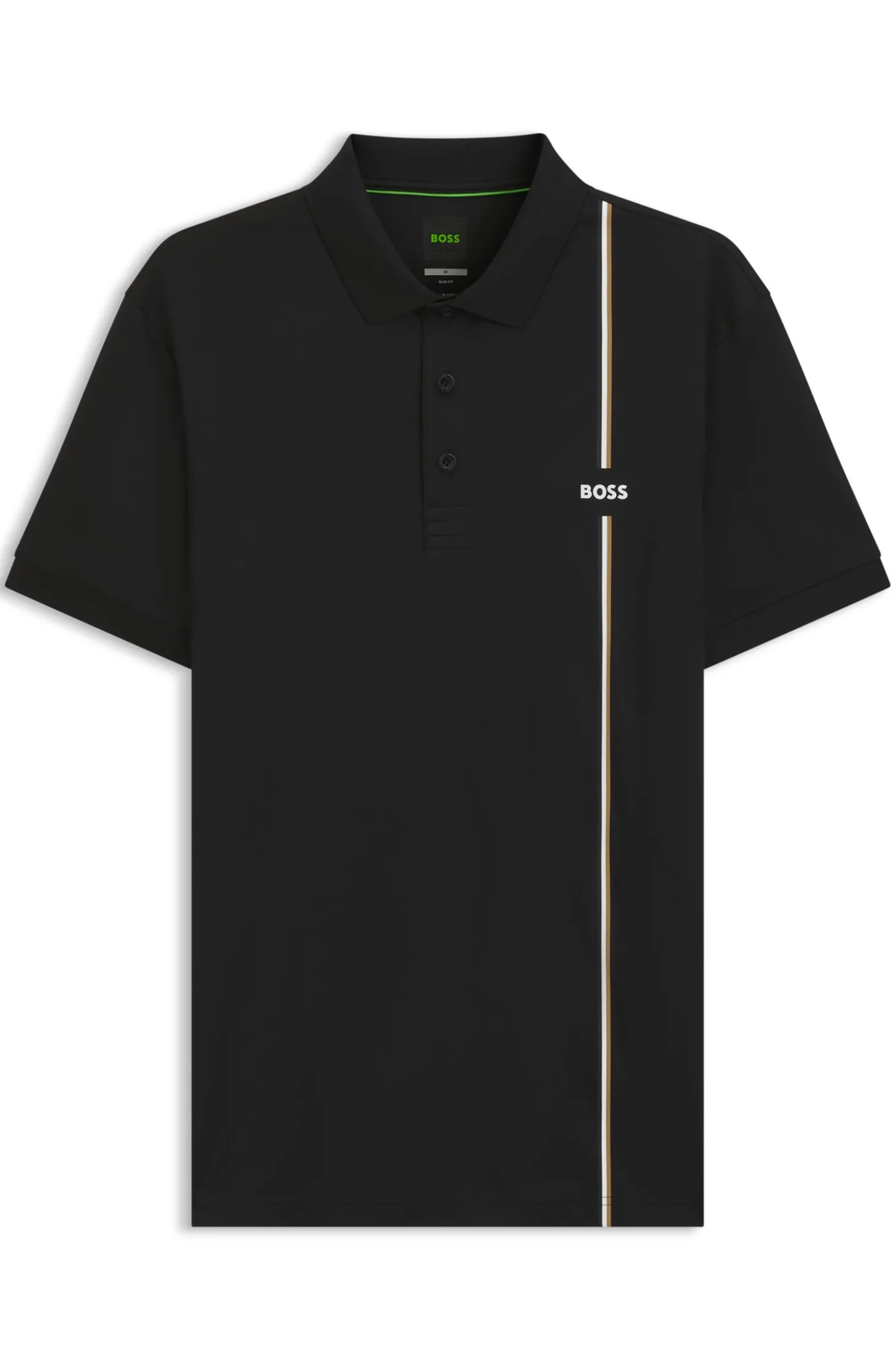 Active schnell trocknendes Poloshirt mit Signature-Streifen