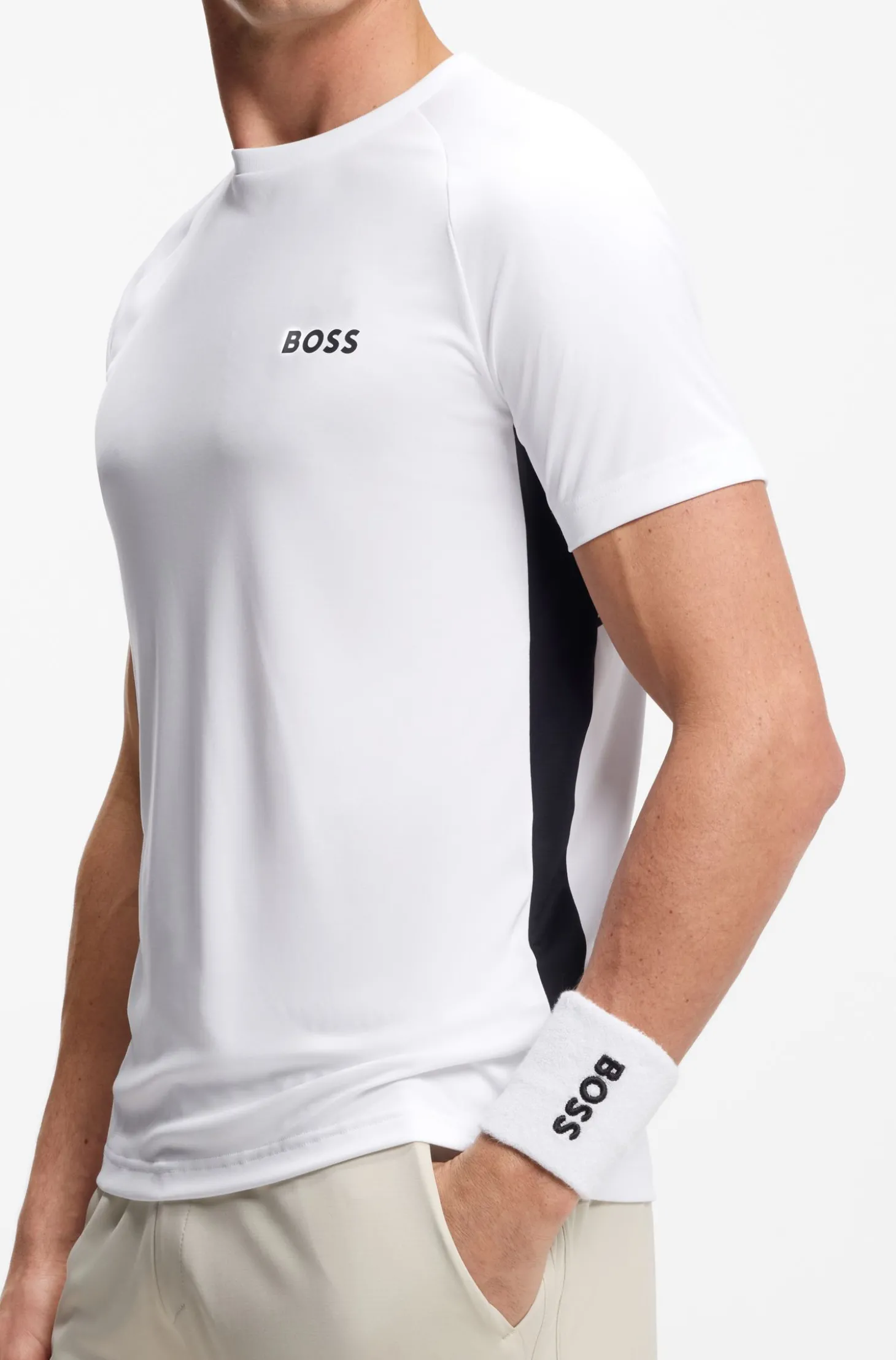 Active Schnell trocknendes Slim-Fit T-Shirt mit Vier-Wege-Stretch