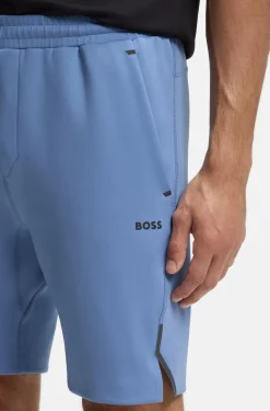 Active Shorts aus schnell trocknendem Gewebe mit reflektierendem Logo