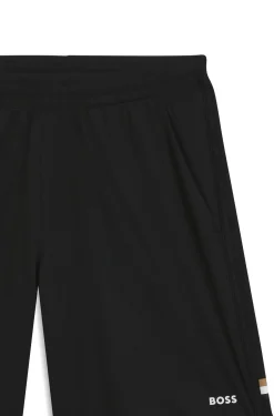 Active Shorts aus Stretch-Gewebe mit Taschen aus Mesh