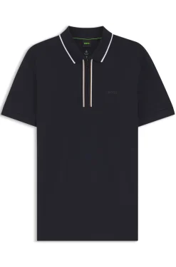 Active Slim-Fit Poloshirt aus feuchtigkeitsregulierender Stretch-Baumwolle