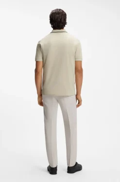 Active Slim-Fit Poloshirt aus feuchtigkeitsregulierender Stretch-Baumwolle