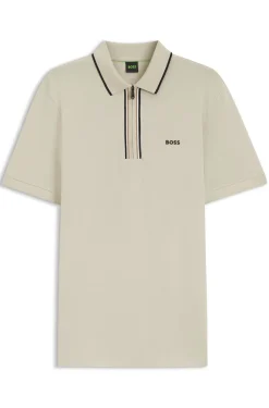 Active Slim-Fit Poloshirt aus feuchtigkeitsregulierender Stretch-Baumwolle