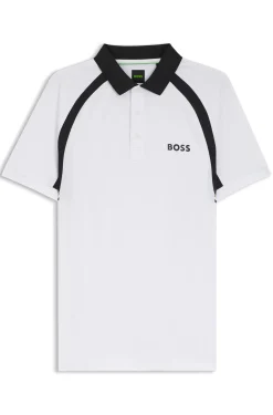 Active Slim-Fit Poloshirt aus schnell trocknendem Stretch-Gewebe