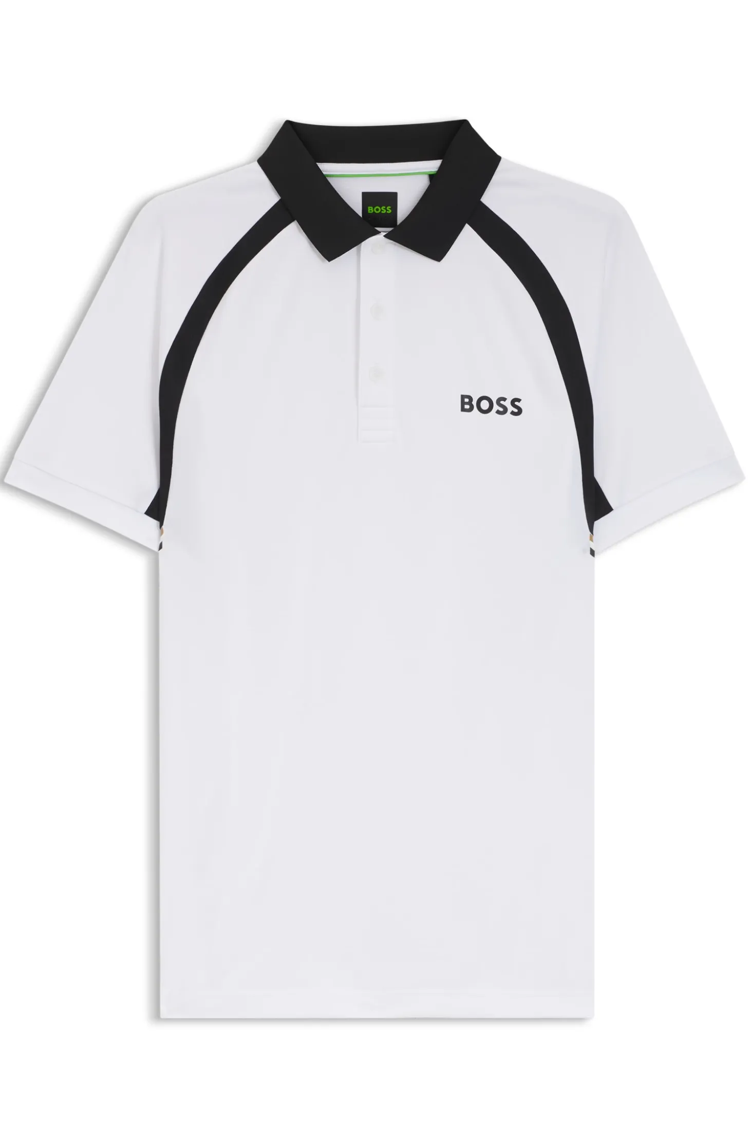 Active Slim-Fit Poloshirt aus schnell trocknendem Stretch-Gewebe