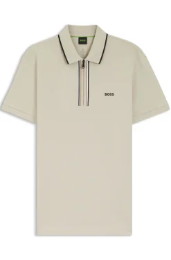 Active Slim-Fit Poloshirt aus feuchtigkeitsregulierender Stretch-Baumwolle