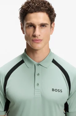 Active Slim-Fit Poloshirt aus schnell trocknendem Stretch-Gewebe