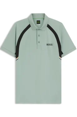 Active Slim-Fit Poloshirt aus schnell trocknendem Stretch-Gewebe