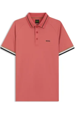Active Slim-Fit Poloshirt mit Logo-Details