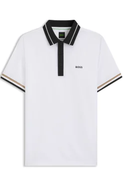 Active Slim-Fit Poloshirt mit Logo-Details