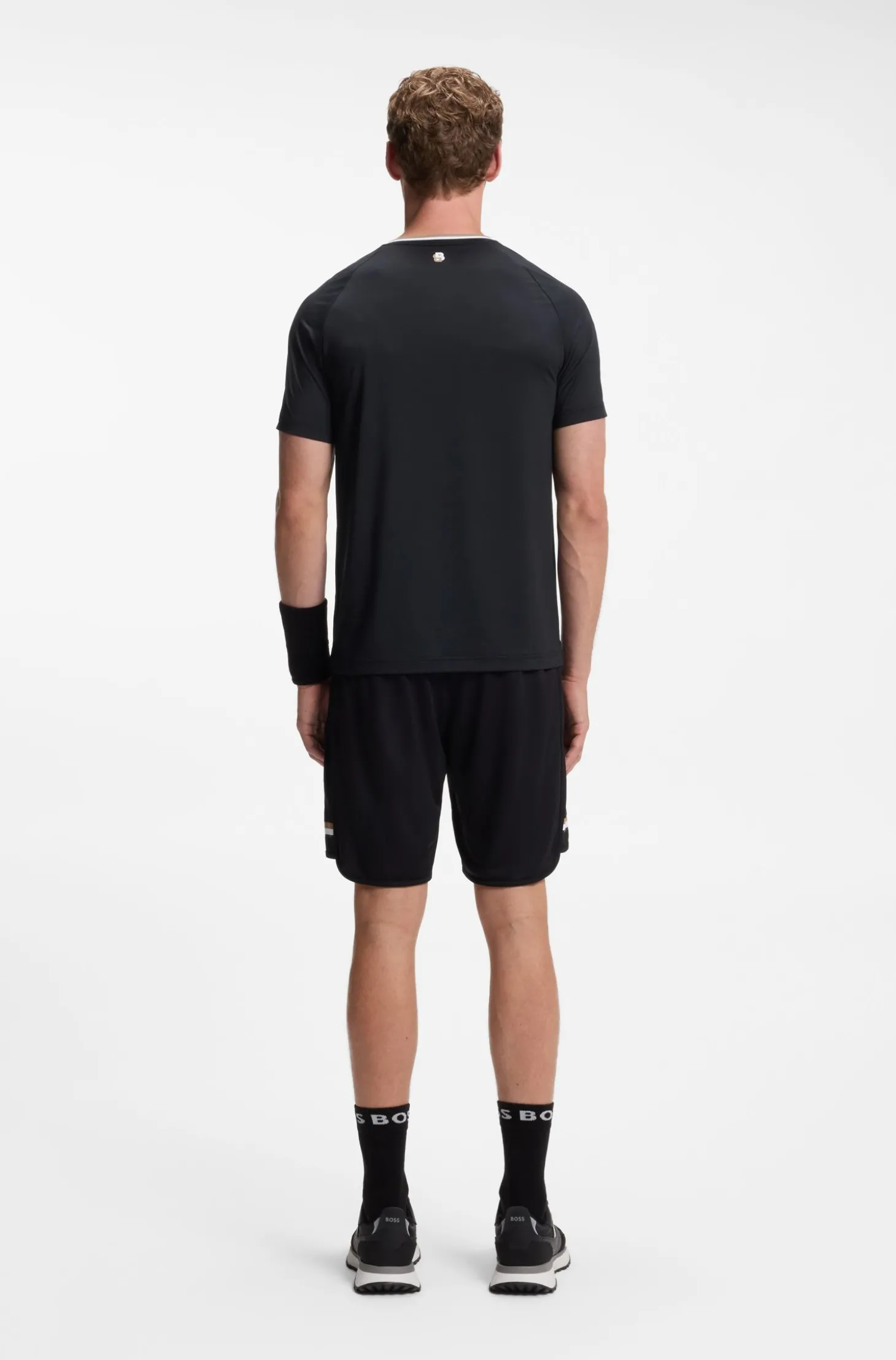 Active Slim-Fit T-Shirt mit Signature-Streifen am Kragen