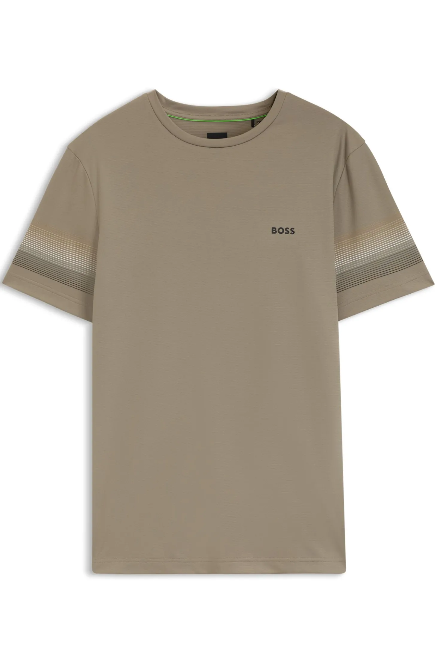 Active Slim-Fit T-Shirt mit Streifen an den Ärmeln