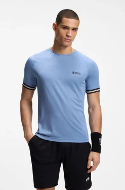 Active Slim-Fit T-Shirt mit Tennisball-Prägung
