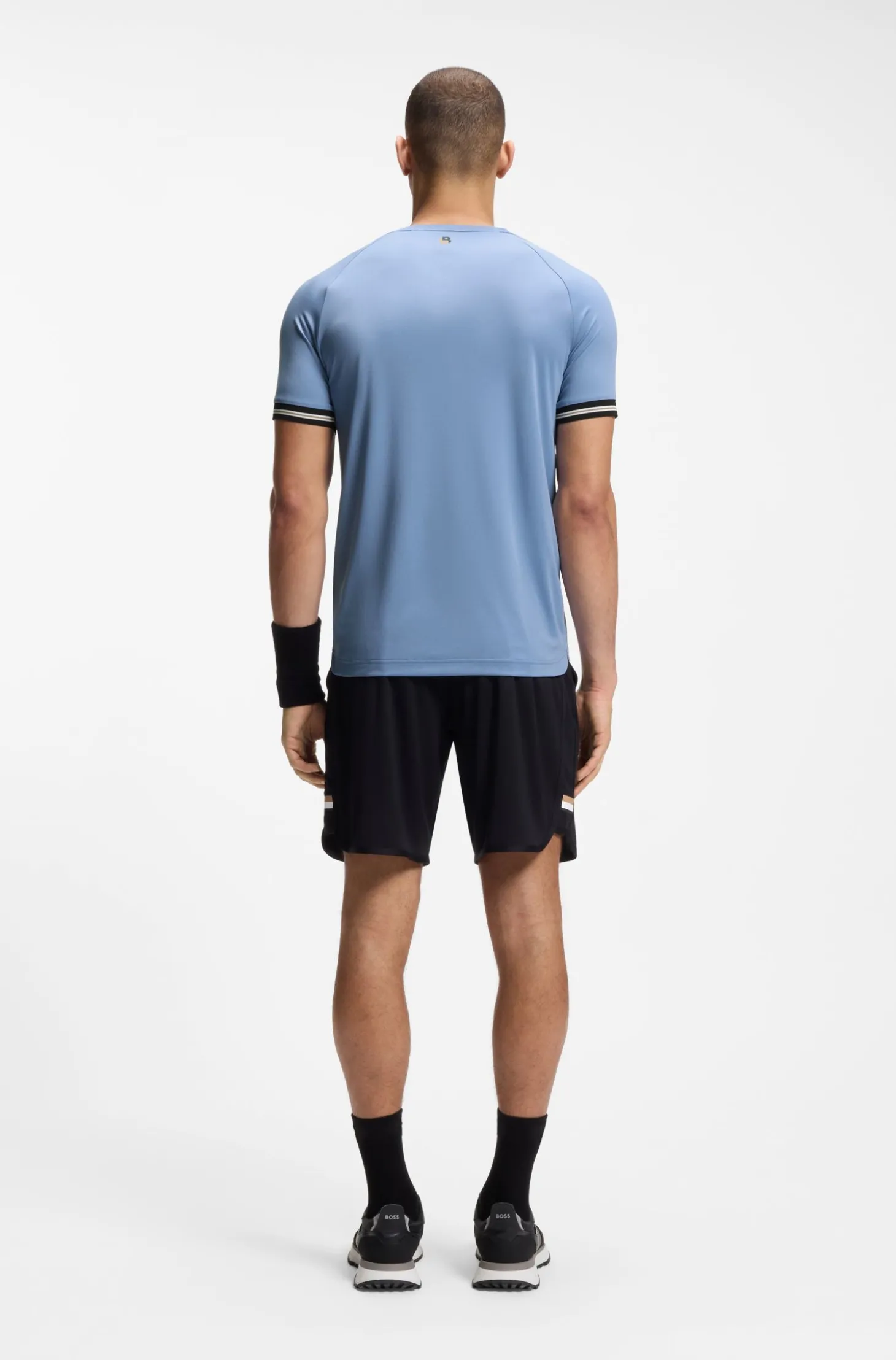Active Slim-Fit T-Shirt mit Tennisball-Prägung