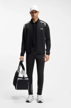 Active Sweatjacke mit Reißverschluss und temperaturausgleichender Performance
