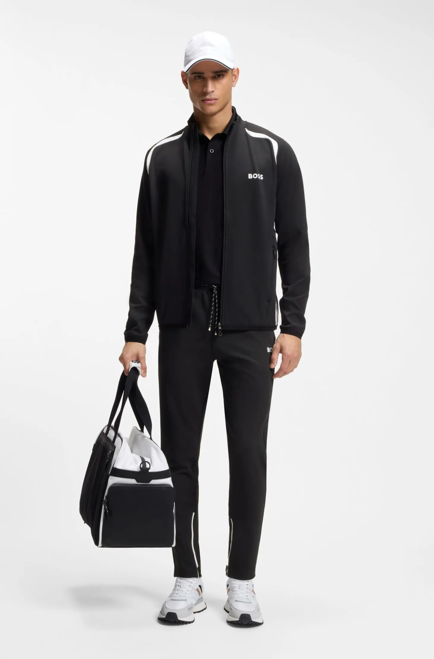 Active Sweatjacke mit Reißverschluss und temperaturausgleichender Performance