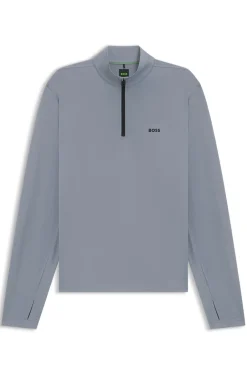 Active Sweatshirt mit kurzem Reißverschluss und Moisture Management