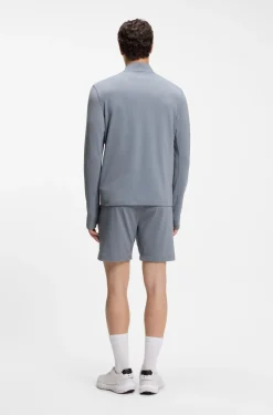 Active Sweatshirt mit kurzem Reißverschluss und Moisture Management
