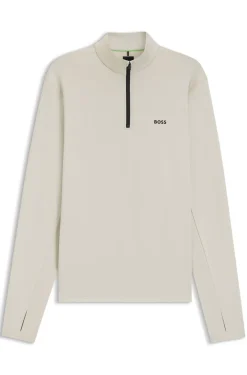 Active Sweatshirt mit kurzem Reißverschluss und Moisture Management