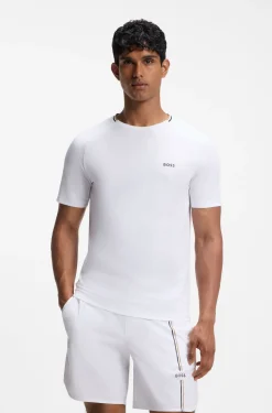 Active T-Shirt aus feuchtigkeitsableitendem Gewebe mit Tennisball-Prägung
