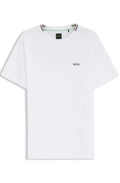 Active T-Shirt aus feuchtigkeitsableitendem Gewebe mit Tennisball-Prägung