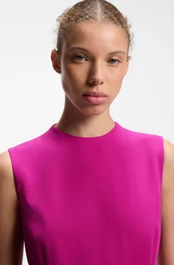A-Linien-Kleid mit Logo-Schleife