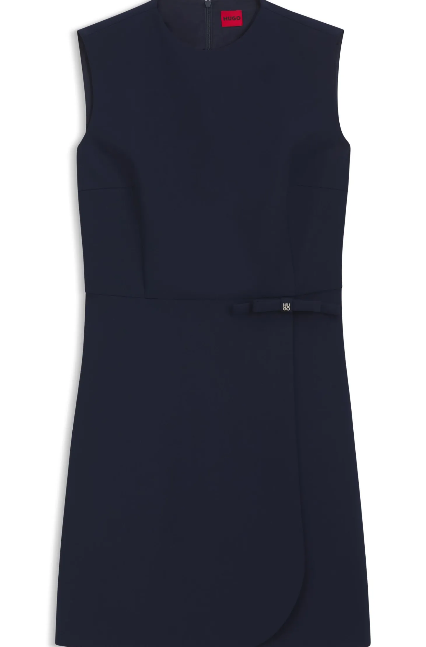 A-Linien-Kleid mit Logo-Schleife