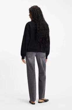 All-gender Sweatshirt aus Baumwoll-Terry mit Herz-Logo