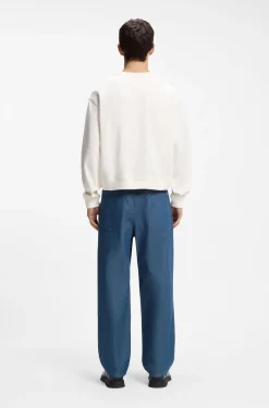 All-gender Sweatshirt aus Baumwoll-Terry mit Herz-Logo