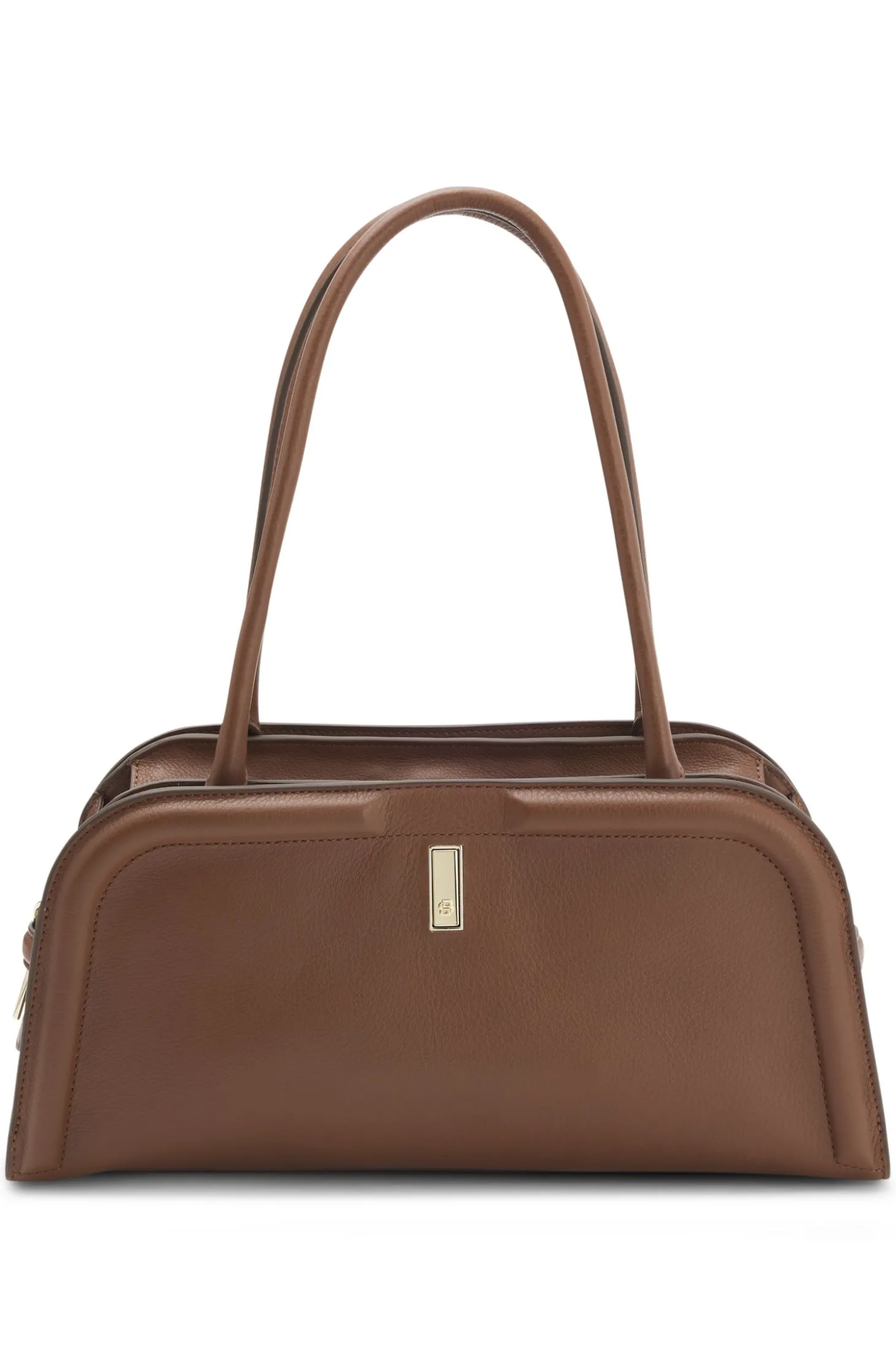 Ariell Bowling-Tasche aus Leder mit Double-B-Monogramm