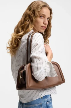 Ariell Bowling-Tasche aus Leder mit Double-B-Monogramm