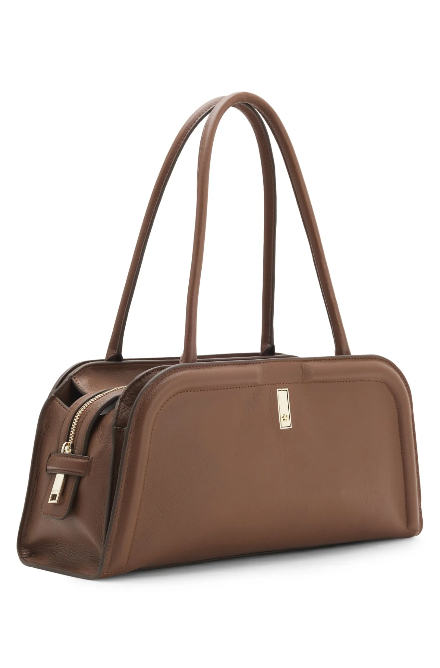 Ariell Bowling-Tasche aus Leder mit Double-B-Monogramm