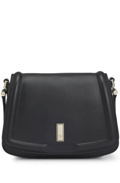 Ariell Saddle-Bag aus genarbtem Leder