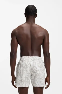 Badeshorts mit durchgehendem Print