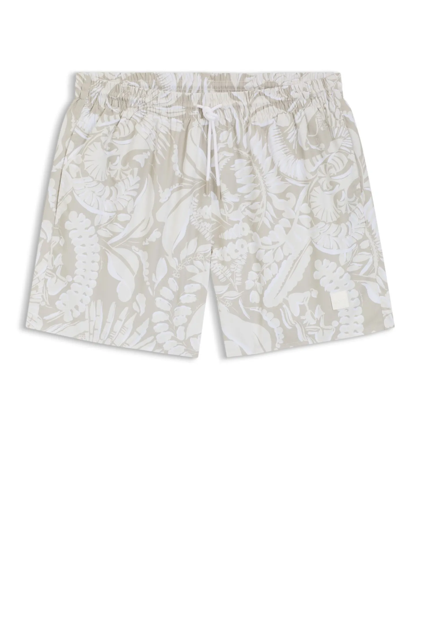 Badeshorts mit durchgehendem Print