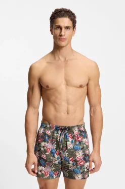 Badeshorts mit durchgehendem Print