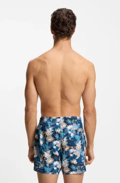 Badeshorts mit durchgehendem Print