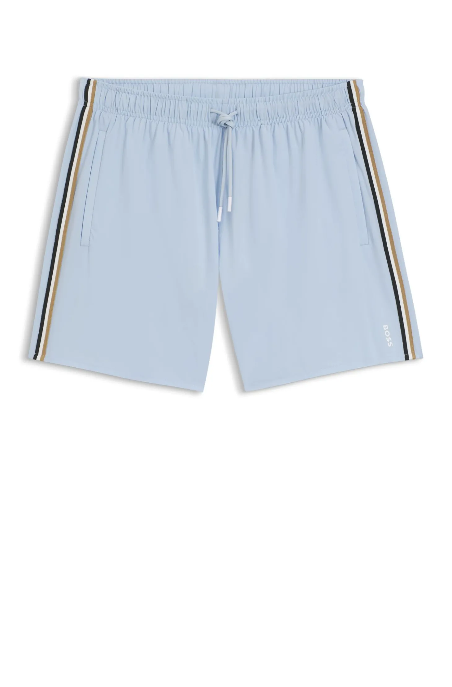 Badeshorts mit Signature-Streifen und Logo