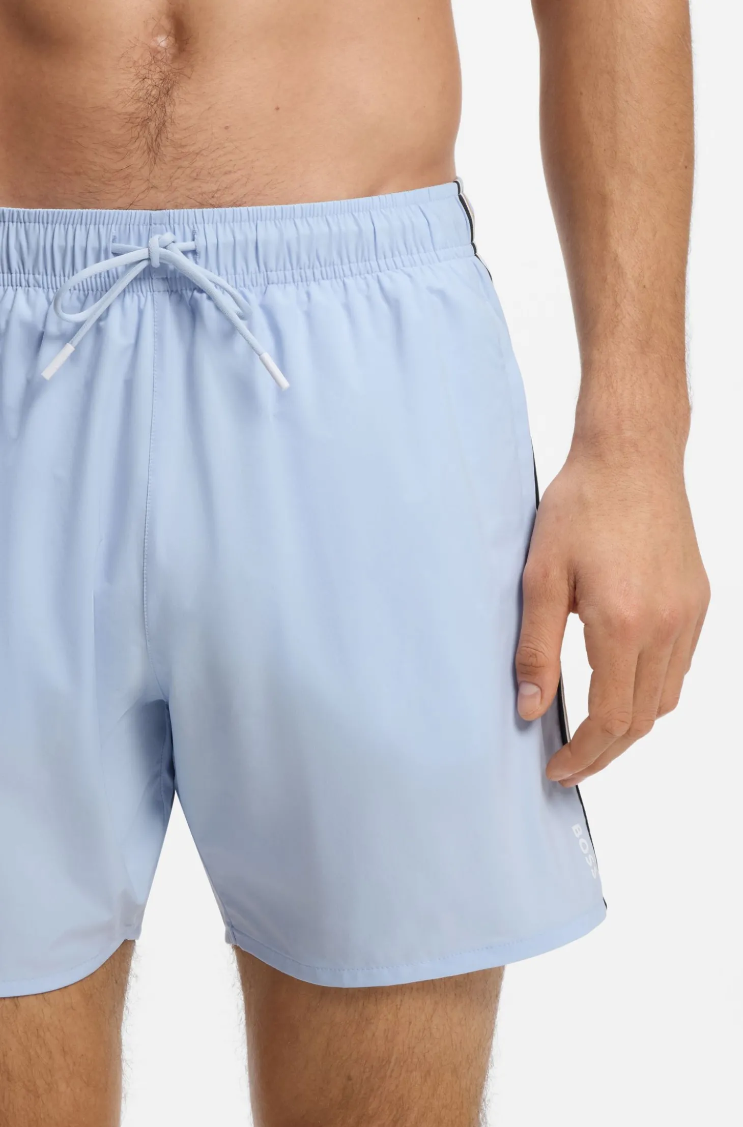 Badeshorts mit Signature-Streifen und Logo