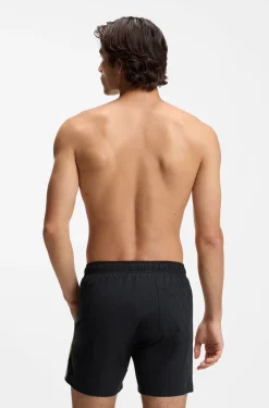 Badeshorts mit Signature-Streifen und Logo